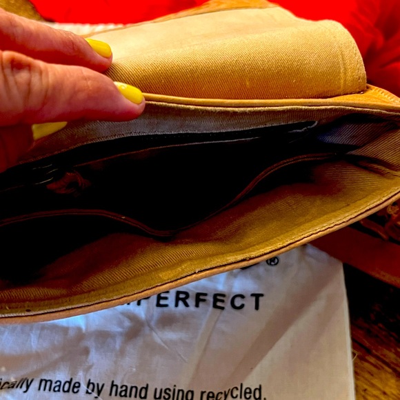 BED|STU Hidden Tan Leather Crossbody Bag with Fringe - Picture 3 of 7